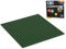 CMC imports Placa de construcción, 20 x 20 puntas, bloques de construcción, placa base urbana, columna base modular, construcción a ambos lados, 34 colores (verde musgo/484)