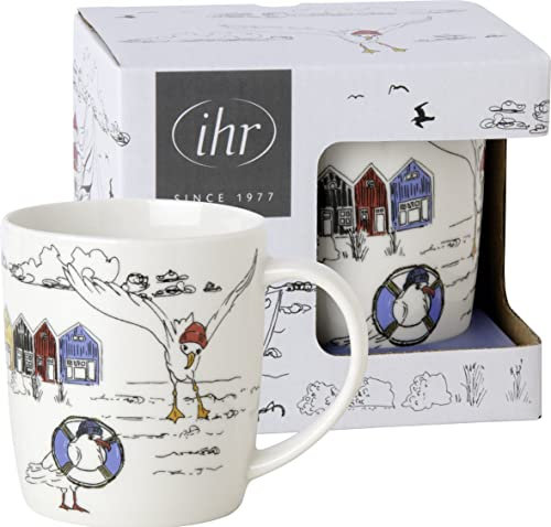 Porzellanbecher Freche Möwen, D8,5x9cm, von Ihr Ideal Home Range