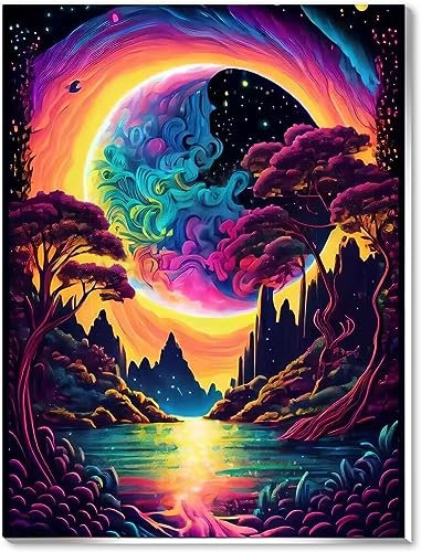 DIY Paint by Number for Adults Beginner, Painting by Numbers Kits for Adults ,Paint Kits Canvas Gifts Arts Crafts for Home Decor 12 * 16 in