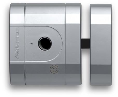 Cerradura electrónica invisible de alta seguridad int_LOCK PRO. Acabado cromo mate. Abre con tu smartphone. No incluye mandos.