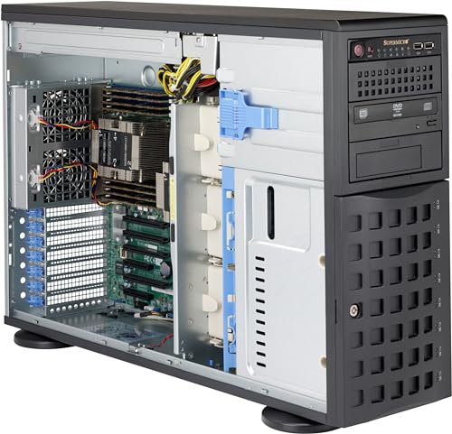 Computer Personali marca SUPERMICRO modello Supermicro CSE-745BAC-R1K23B-SQ. Fattore di forma: Full Tower, Tipo: Server, Colore del prodotto: Nero. Alimentazione: 1230 W.
