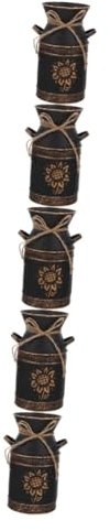 Cabilock 5St Blumentopf Shabby-Chic-Gießkanne Bodenvase orchideentöpfe orchideen Topf Vintage Glasvase Terrarienbecken Blumenpflanzen Pflanzer Blumenbehälter Schmiedeeisen Blumenkübel Säule