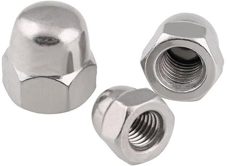 5 STÜCKE M8-M20 304 Edelstahl Hutmutter Feingewinde Gegenschraube Kappe Kugelkopf Hutmutter (Size : M12 X 1.25 threads)