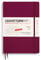 LEUCHTTURM1917 370603 Monatsplaner & Notizbuch Composition (B5) 2025, 16 Monate, Softcover, Port Red, Deutsch