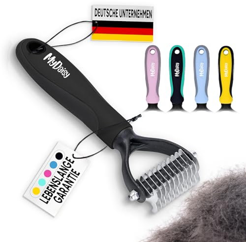 MYDAISY Brosse pour chiens et chats poils moyens et longs