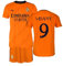 Real Madrid - Set aus Trikot und Hose, zweites Team Saison 24/25, MBAPPE, Kinder 10 Jahre, Replik mit offizieller Lizenz, orange, 10 Jahre