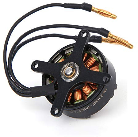 RC Brushless Motor, High Efficiency 2206 Outrunner, 2206 Brushless Motor, 1450KV Metal for Fixed Wing Plane and Drone Motor