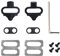 Bike Fahrrad Schuhplattenset,SPD Cleats,Cleats,schuhplatten,SPD Cleats Kompatibel mit SPD SM-SH51,Pedalplatten Fahrradzubehör Set,Geeignet für Indoor und Outdoor Radfahren