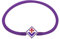 Bracciale in silicone con ciondolo compatibile con Fiorentina