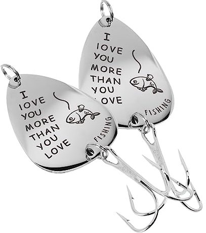 BIUDECO 2stücke Fisch Schlüsselanhänger Aus Edelstahl Praktischer Hängender Angelhaken Für Outdoor-Angler Multifunktionaler Schlüsselanhänger Für Angelliebhaber Und