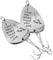 BIUDECO 2stücke Fisch Schlüsselanhänger Aus Edelstahl Praktischer Hängender Angelhaken Für Outdoor-Angler Multifunktionaler Schlüsselanhänger Für Angelliebhaber Und