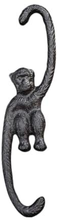 F Fityle Heavy Duty S Monkey Hook Metal Hook 7.6inch Rustic Cast Iron Plant Hanger for Hanging Planters Pots, Lantern