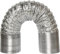 Venture Flexible Ducting Aluminum Foil Non - Insulated Heat Ducting Hose Ducting Pipe with 2 Clamps for Extractor Fan, Dryer Vent, Cooker Hood (4(100mm) X 5m)