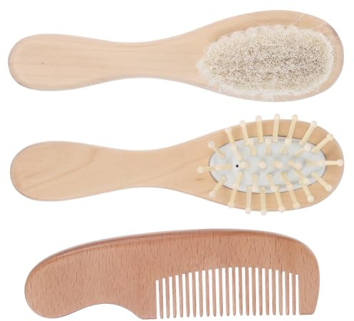 UPKOCH Cepillos de Madera Pelo para Masajeador de Cabelludo para Cepillar el Cabello el Baño