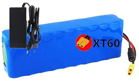36V 10Ah Ebike Battery Lithium Battery Pack, 36V Lithium Ion Scooter Battery with 42v2A Charger with BMS Protection Board for 200W-1000W Electric Bicycles Motor XT60 plug,36V 10Ah
