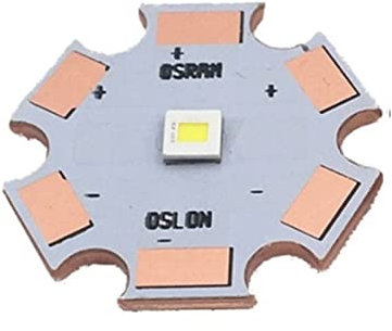 YELEMEABHB 1pc kw cslpm1.tg 20w Alto Voltaje LED 3030 Transmisor de linterna LED Cuentas de lámpara (placa de cobre de 20 mm) en forma for OSRAM Backlight strip