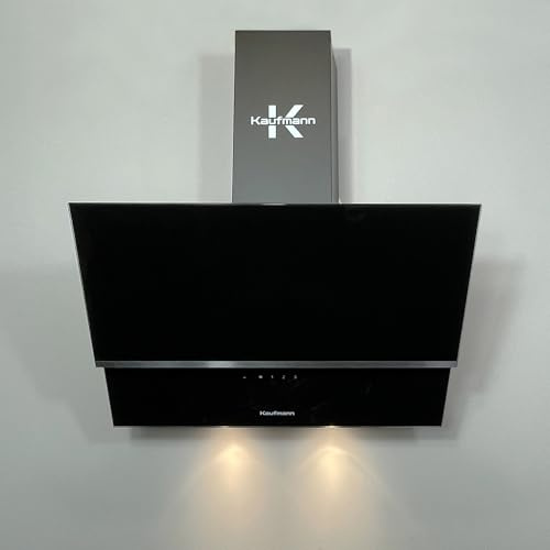 KAUFMANN Wandhaube LUNA 90 BL Kopffrei-Dunstabzugshaube 1000 m³/h, 90 cm, Schwarz