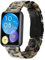 Bracelet en Résine pour Huawei Watch Fit 2 Bracelet de Montre, avec Métal Plié Fermoir pour Femme Homme Réglable Colorée Bande de Rechange Compatible avec Huawei Watch Fit 2 Sangle (9)