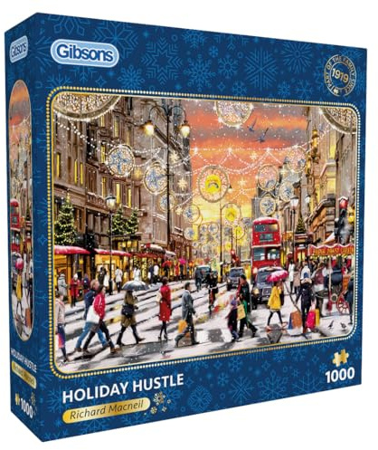 Gibsons Puzzle Holiday Hustle 1000 Teile für Erwachsene