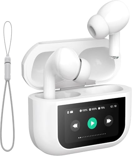VEN-DENS True Wireless Earbuds for iPhone 17e/17/Air/17 Pro/17 Pro Max/16e | 16/16 Pro/16 Pro Max, Bluetooth 5.4 Earphones with LED Display, HD Calling, 10m Range, 3.7 Hours Talk Time, Bass Earbuds