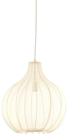 Light & Living Hängeleuchte Elati - Braun - Ø50cm | Rund - Modern - Textilien - Hängelampe & Pendellampe - Lampe Wohnzimmer & Schlafzimmer - Pendelleuchte Esstisch
