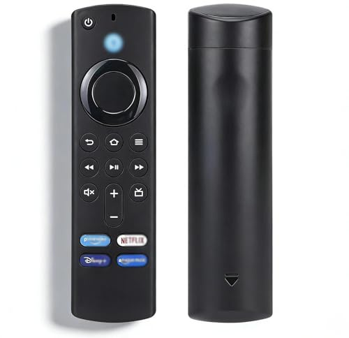 LINKKNOB Replacement Voice Remote Control Compatible With Fire Stick 4K (1st And 2nd Generation) | Remote Control For Fire TV Stick Smart TVs | Compatible With Insignia/Pioneer TV