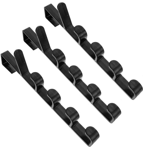 Türhaken 5 Stück-haken 3 Stück-pack aus Abs, Weihnachten Event Schwarz