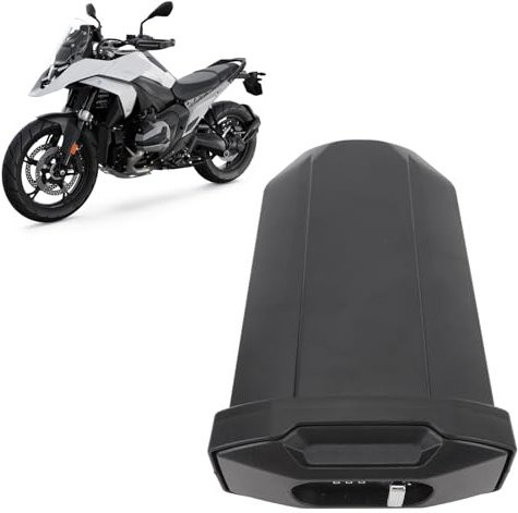 Naroote Cassetta Porta Attrezzi Laterale per Moto da 3,8 Litri con Serratura a Combinazione, Scatola Portabagagli per Sedile Posteriore Adventure TRK502 Deposito Sicuro per Attrezzi