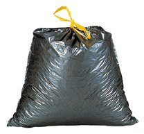 Sac poubelle 100 litres liens coulissants - paquet de 100