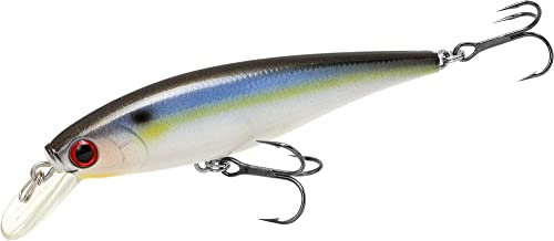 LUCKY CRAFT Pointer 78SP Angelköder, 7,6 cm, Süßwasserbarsch & Forelle, langsam aufgehend, 1,2 m - 1,5 m Tiefe, Jerkbait, Barsch-Angelausrüstung und Zubehör, Pearl Threadfin Shad