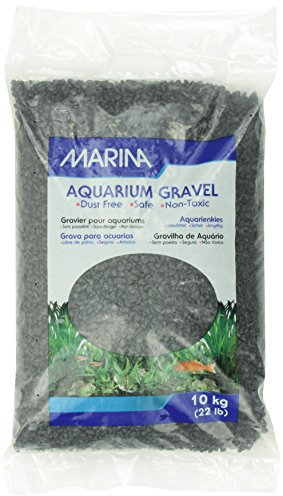 Marina Decorative Aquarium Gravel, 10 Kg, Black