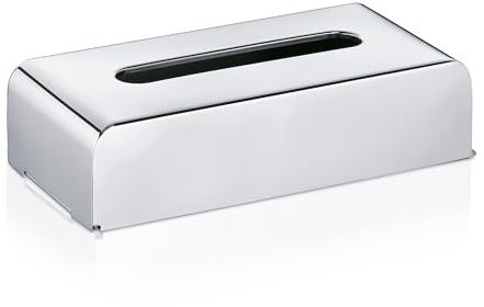 kela Kosmetiktuchbox Faber, Edelstahl 18/10, silber glänzend, hochglanzpoliert, mit Wandhalterung, 22860