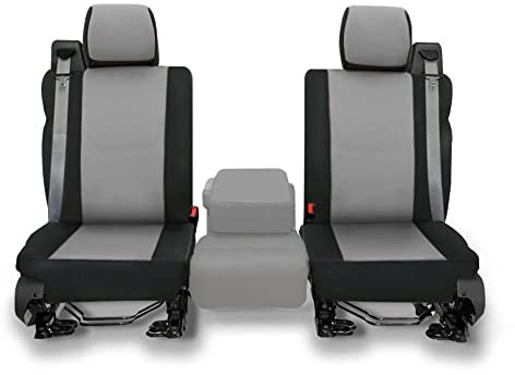 carscover Custom Fit Ford F150 F250 F350 Pickup Truck Neopren Auto Vordersitzbezüge Gray & Schwarz Seiten Treiber & Beifahrer Cover