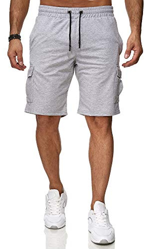 Reslad Kurze Hose Herren Cargo Bermuda Shorts Jogginghose Sport-Hose RS-5069