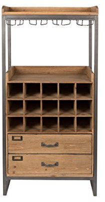 Felis Lifestyle Cabinet Edgar, Holz, Braun, 38,00 x 56,00 x 112,50 cm
