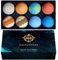 Bath Bombs Rich in Essential Oil and Shea Butter / 8 x 2.12 Ounces Handmade Planet Themed Bubble Bath Fizzer/Luxury Bath Bomb Set/Non-Staining, Vegan, Cruelty-Free/Perfect Spa Gift for Men and Women