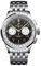 Breitling Herren Chronograph Premier B01 Automatik 42 mm AB0118A21B1A1, Silbernes Edelstahlgehäuse mit Silbernem Edelstahlband, Wasserdicht bis 100 m, Kratzfestes Saphirglas