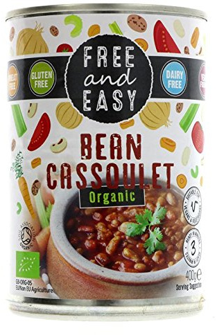Free & Easy Organic Bean Cassoulet 400g-6 Pack