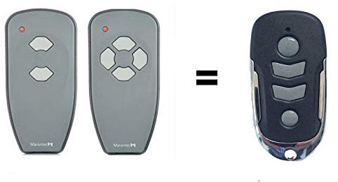 Télécommande de rechange pour Marantec Digital 382 384 868,3 MHz code fixe