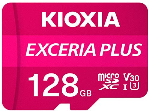 KIOXIA SD MicroSD Card 128GB 100MB/s Kioxia Exceria Plus U3 V30 4K Video Recording