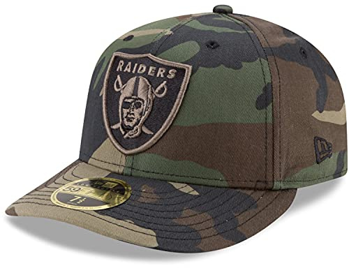 New Era 59Fifty Low Profile Cap Las Vegas Raiders Wood camo