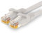 1CONN - Cable de red de 0,25 m, Ethernet, LAN y cable de conexión para máxima velocidad de Internet y conecta todos los dispositivos con conector RJ 45 blanco - 1 pieza