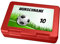 printplanet® Brotdose personalisiert mit Namen Fußball-Motiv – Lunchbox Kinder – Rot
