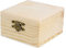 INNSPIRO Caja madera de pino macizo cuadrada 8,5x8,5x5cm.