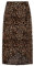 PIECES Damen Pctala Wrap Skirt Noos Bc, Indian Tan/AOP:Leo, XS