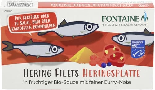 Bio Heringsplatte in Bio-Sauce 2 x 200 g