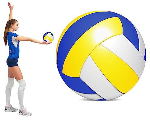 Nizirioo Pallavolo Beach Volley Soft Touch, Pallavolo Sportivo, Dimensione Ufficiale 5, Impermeabile per Indoor & Outdoor, Beach Backyard