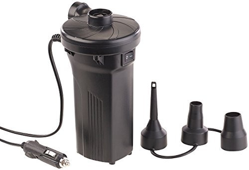 AGT Akku Luftpumpe Auto: Elektrische Akku-Luftpumpe mit 3 Aufsätzen, Versandrückläufer (Boot, wiederaufladbare, Zigarettenanzünder)