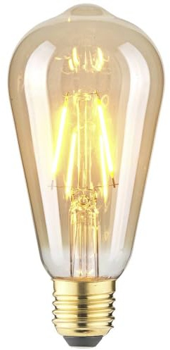LightMe LM85057 LED E27 Kolbenform 2.5 W Bernstein (Ø x L) 64 mm x 140 mm 1 St.