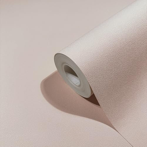 marburg Tapete Hellrosa Putzoptik Pastell Modern Klassisch Wohnzimmer Schlafzimmer Büro Made in Germany 10,05 x 0,75 m